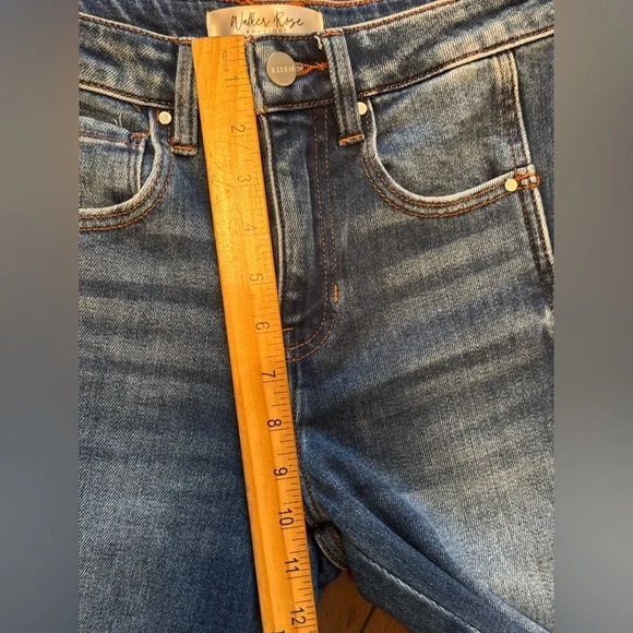 Barrel Jeans Walker Rose Boutique XRisen Jeans Women's Size 0/24 - Hemmed - Picture 14 of 14